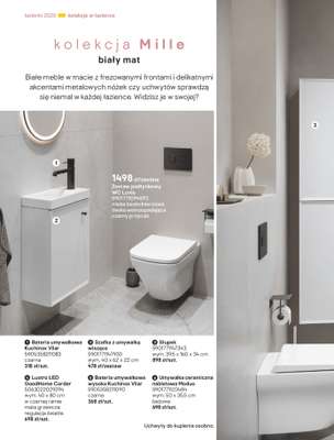 Castorama - gazetka promocyjna Katalog Łazienki od środy 17.09 do środy 31.12 - strona 56