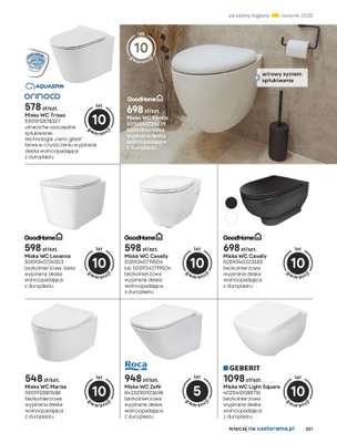 Castorama - gazetka promocyjna Katalog Łazienki od środy 17.09 do środy 31.12 - strona 221