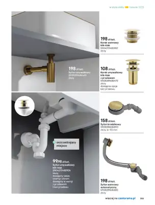 Castorama - gazetka promocyjna Katalog Łazienki od środy 17.09 do środy 31.12 - strona 203 Castorama - gazetka promocyjna Katalog Łazienki od środy 17.09 do środy 31.12 - strona 203