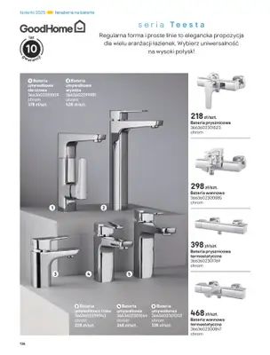 Castorama - gazetka promocyjna Katalog Łazienki od środy 17.09 do środy 31.12 - strona 136 Castorama - gazetka promocyjna Katalog Łazienki od środy 17.09 do środy 31.12 - strona 136