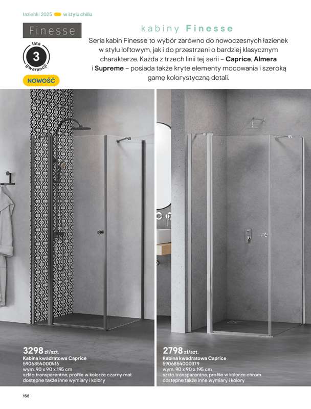 Castorama - gazetka promocyjna Katalog Łazienki od środy 17.09 do środy 31.12 - strona 158