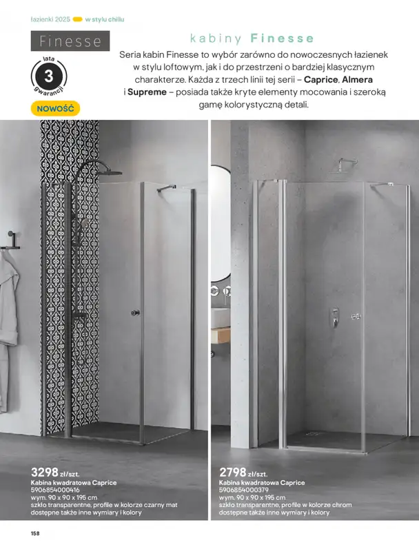 Castorama - gazetka promocyjna Katalog Łazienki od środy 17.09 do środy 31.12 - strona 158