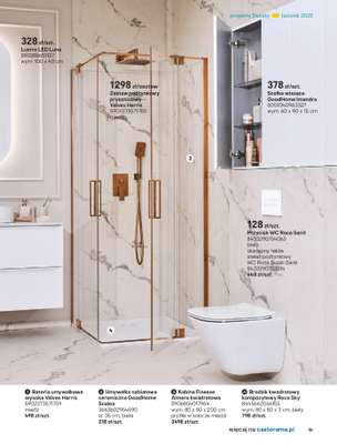 Castorama - gazetka promocyjna Katalog Łazienki od środy 17.09 do środy 31.12 - strona 15