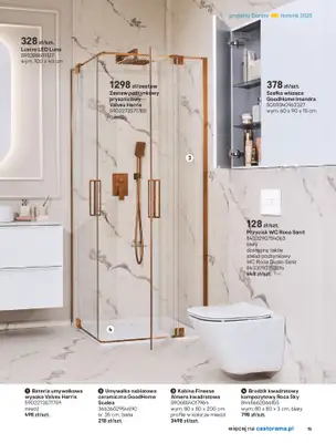 Castorama - gazetka promocyjna Katalog Łazienki od środy 17.09 do środy 31.12 - strona 15 Castorama - gazetka promocyjna Katalog Łazienki od środy 17.09 do środy 31.12 - strona 15