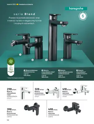 Castorama - gazetka promocyjna Katalog Łazienki od środy 17.09 do środy 31.12 - strona 140 Castorama - gazetka promocyjna Katalog Łazienki od środy 17.09 do środy 31.12 - strona 140