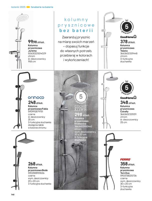 Castorama - gazetka promocyjna Katalog Łazienki od środy 17.09 do środy 31.12 - strona 148