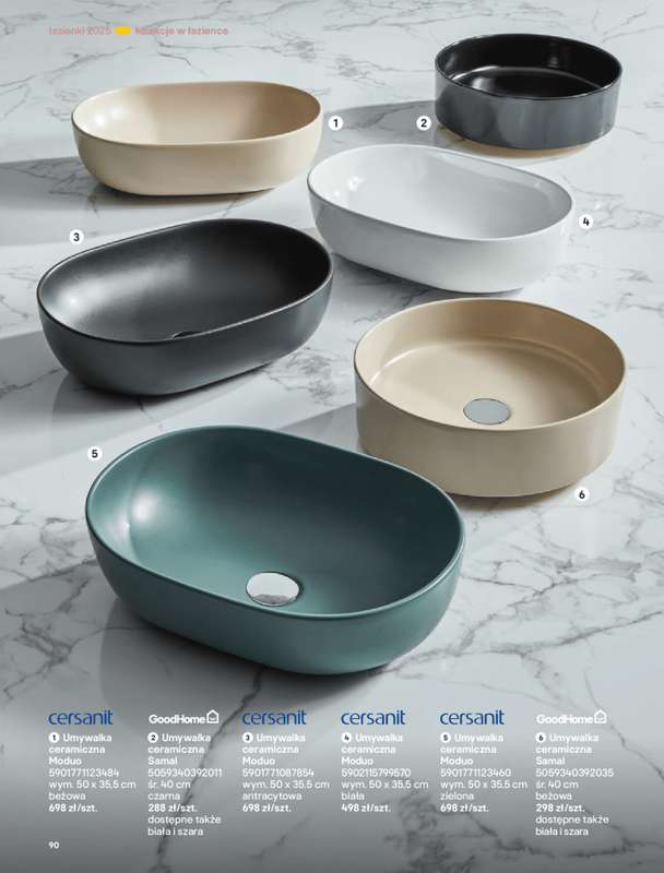 Castorama - gazetka promocyjna Katalog 艁azienki od 艣rody 17.09 do 艣rody 31.12 - strona 90 Castorama - gazetka promocyjna Katalog 艁azienki od 艣rody 17.09 do 艣rody 31.12 - strona 90