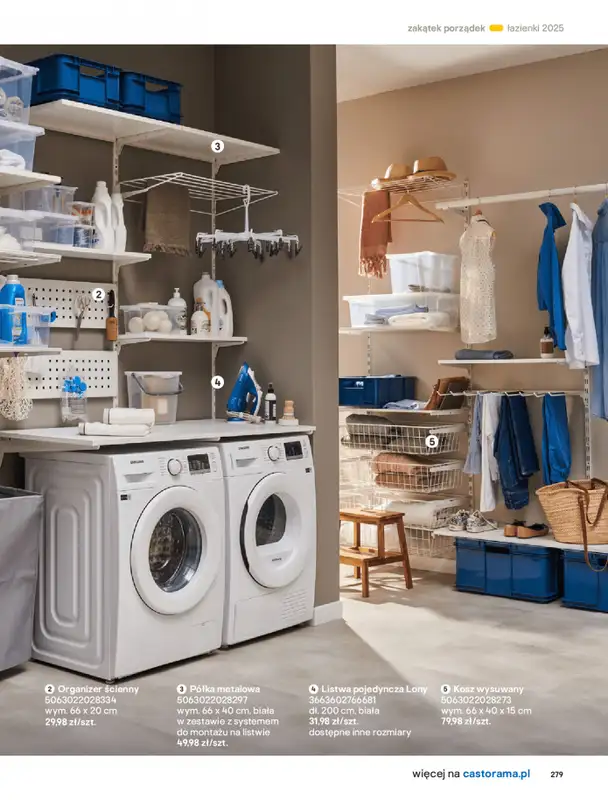 Castorama - gazetka promocyjna Katalog Łazienki od środy 17.09 do środy 31.12 - strona 279