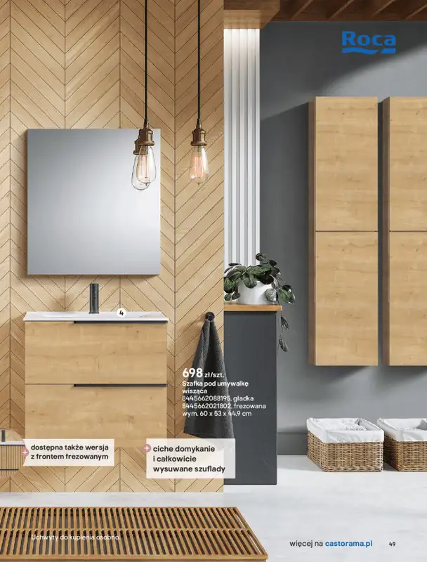 Castorama - gazetka promocyjna Katalog Łazienki od środy 17.09 do środy 31.12 - strona 49