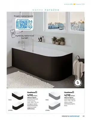 Castorama - gazetka promocyjna Katalog Łazienki od środy 17.09 do środy 31.12 - strona 211 Castorama - gazetka promocyjna Katalog Łazienki od środy 17.09 do środy 31.12 - strona 211