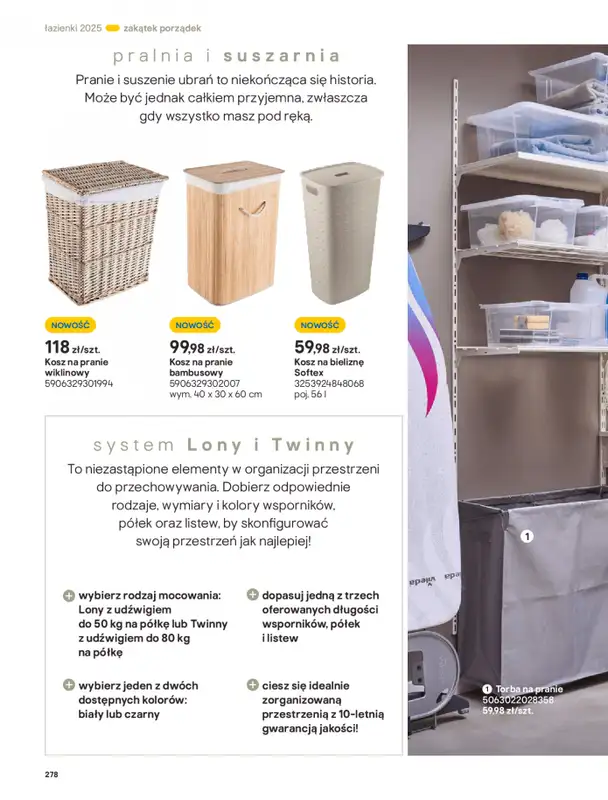 Castorama - gazetka promocyjna Katalog Łazienki od środy 17.09 do środy 31.12 - strona 278