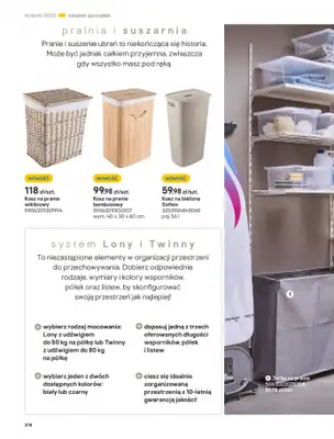 Castorama - gazetka promocyjna Katalog Łazienki od środy 17.09 do środy 31.12 - strona 278 Castorama - gazetka promocyjna Katalog Łazienki od środy 17.09 do środy 31.12 - strona 278