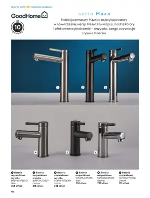 Castorama - gazetka promocyjna Katalog Łazienki od środy 17.09 do środy 31.12 - strona 130 Castorama - gazetka promocyjna Katalog Łazienki od środy 17.09 do środy 31.12 - strona 130