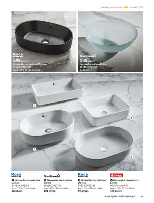 Castorama - gazetka promocyjna Katalog Łazienki od środy 17.09 do środy 31.12 - strona 89 Castorama - gazetka promocyjna Katalog Łazienki od środy 17.09 do środy 31.12 - strona 89