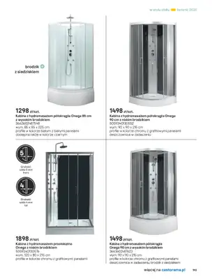 Castorama - gazetka promocyjna Katalog Łazienki od środy 17.09 do środy 31.12 - strona 193 Castorama - gazetka promocyjna Katalog Łazienki od środy 17.09 do środy 31.12 - strona 193