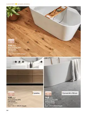 Castorama - gazetka promocyjna Katalog Łazienki od środy 17.09 do środy 31.12 - strona 262 Castorama - gazetka promocyjna Katalog Łazienki od środy 17.09 do środy 31.12 - strona 262