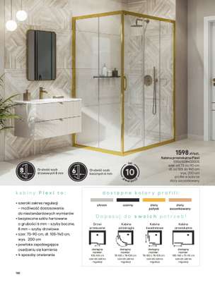 Castorama - gazetka promocyjna Katalog Łazienki od środy 17.09 do środy 31.12 - strona 182
