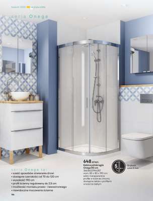 Castorama - gazetka promocyjna Katalog Łazienki od środy 17.09 do środy 31.12 - strona 186