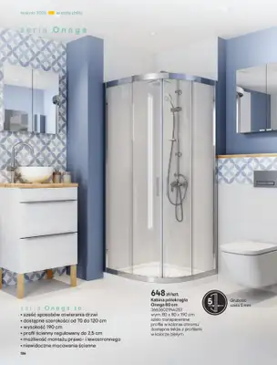 Castorama - gazetka promocyjna Katalog Łazienki od środy 17.09 do środy 31.12 - strona 186 Castorama - gazetka promocyjna Katalog Łazienki od środy 17.09 do środy 31.12 - strona 186