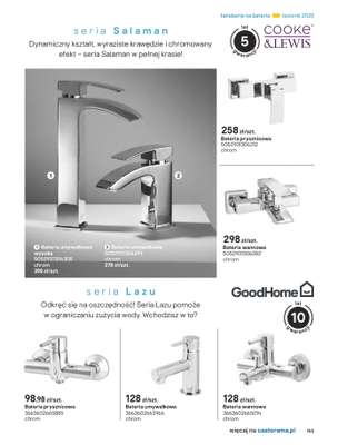 Castorama - gazetka promocyjna Katalog Łazienki od środy 17.09 do środy 31.12 - strona 143