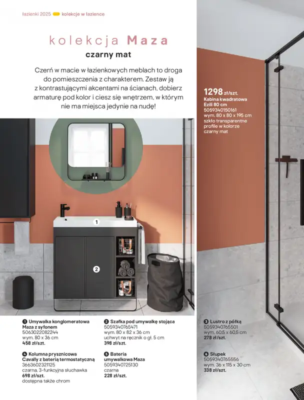 Castorama - gazetka promocyjna Katalog Łazienki od środy 17.09 do środy 31.12 - strona 42