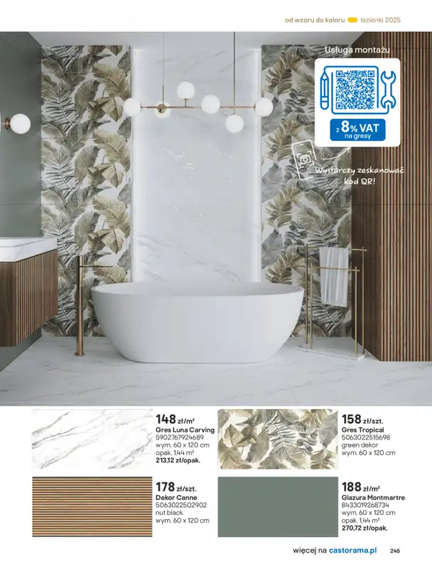 Castorama - gazetka promocyjna Katalog Łazienki od środy 17.09 do środy 31.12 - strona 245