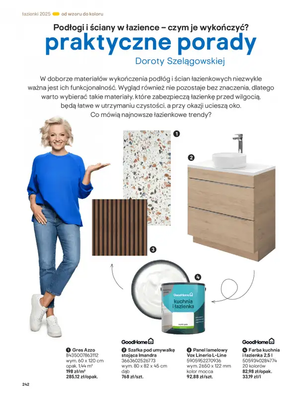 Castorama - gazetka promocyjna Katalog Łazienki od środy 17.09 do środy 31.12 - strona 242