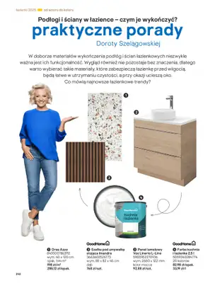 Castorama - gazetka promocyjna Katalog Łazienki od środy 17.09 do środy 31.12 - strona 242 Castorama - gazetka promocyjna Katalog Łazienki od środy 17.09 do środy 31.12 - strona 242