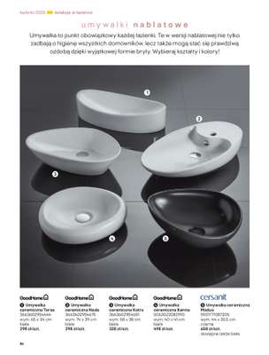 Castorama - gazetka promocyjna Katalog Łazienki od środy 17.09 do środy 31.12 - strona 86