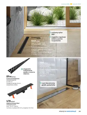 Castorama - gazetka promocyjna Katalog Łazienki od środy 17.09 do środy 31.12 - strona 205 Castorama - gazetka promocyjna Katalog Łazienki od środy 17.09 do środy 31.12 - strona 205