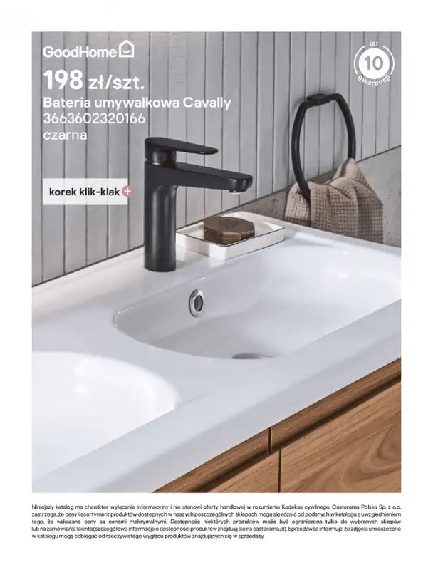 Castorama - gazetka promocyjna Katalog Łazienki od środy 17.09 do środy 31.12 - strona 280