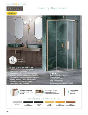 Castorama - gazetka promocyjna Katalog Łazienki od środy 17.09 do środy 31.12 - strona 160