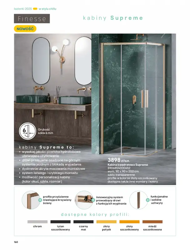 Castorama - gazetka promocyjna Katalog Łazienki od środy 17.09 do środy 31.12 - strona 160