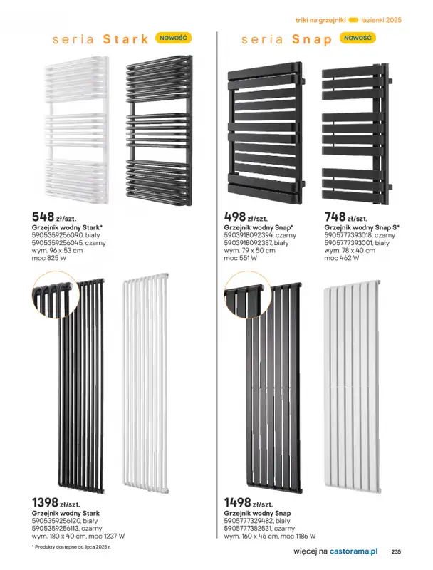 Castorama - gazetka promocyjna Katalog Łazienki od środy 17.09 do środy 31.12 - strona 235
