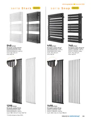 Castorama - gazetka promocyjna Katalog Łazienki od środy 17.09 do środy 31.12 - strona 235 Castorama - gazetka promocyjna Katalog Łazienki od środy 17.09 do środy 31.12 - strona 235
