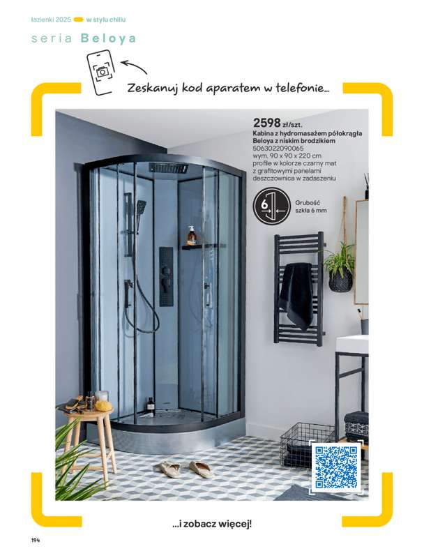 Castorama - gazetka promocyjna Katalog Łazienki od środy 17.09 do środy 31.12 - strona 194