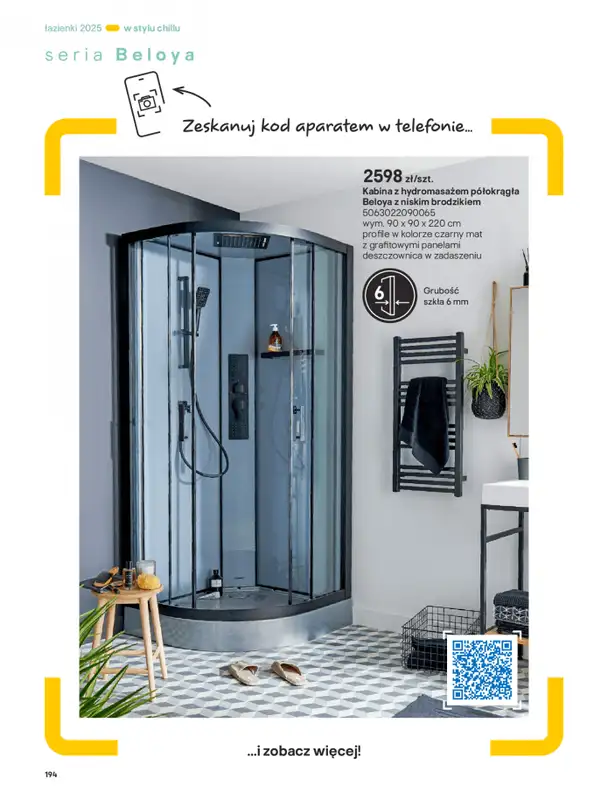Castorama - gazetka promocyjna Katalog Łazienki od środy 17.09 do środy 31.12 - strona 194