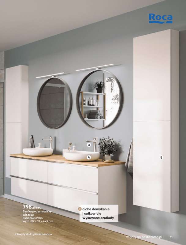 Castorama - gazetka promocyjna Katalog 艁azienki od 艣rody 17.09 do 艣rody 31.12 - strona 51 Castorama - gazetka promocyjna Katalog 艁azienki od 艣rody 17.09 do 艣rody 31.12 - strona 51