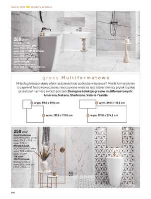 Castorama - gazetka promocyjna Katalog Łazienki od środy 17.09 do środy 31.12 - strona 248