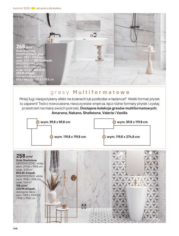 Castorama - gazetka promocyjna Katalog Łazienki od środy 17.09 do środy 31.12 - strona 248