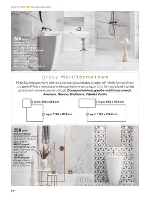 Castorama - gazetka promocyjna Katalog Łazienki od środy 17.09 do środy 31.12 - strona 248 Castorama - gazetka promocyjna Katalog Łazienki od środy 17.09 do środy 31.12 - strona 248