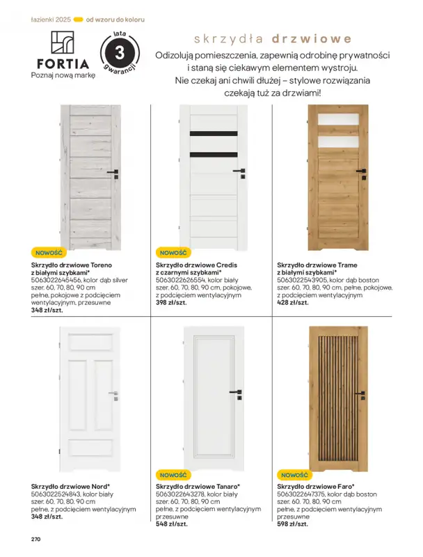 Castorama - gazetka promocyjna Katalog Łazienki od środy 17.09 do środy 31.12 - strona 270