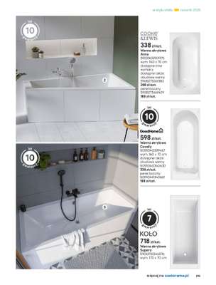 Castorama - gazetka promocyjna Katalog Łazienki od środy 17.09 do środy 31.12 - strona 215