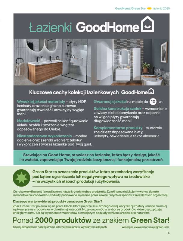 Castorama - gazetka promocyjna Katalog Łazienki od środy 17.09 do środy 31.12 - strona 5
