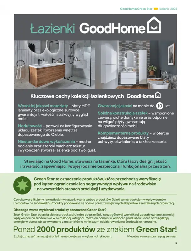 Castorama - gazetka promocyjna Katalog Łazienki od środy 17.09 do środy 31.12 - strona 5