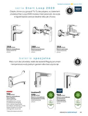 Castorama - gazetka promocyjna Katalog Łazienki od środy 17.09 do środy 31.12 - strona 139
