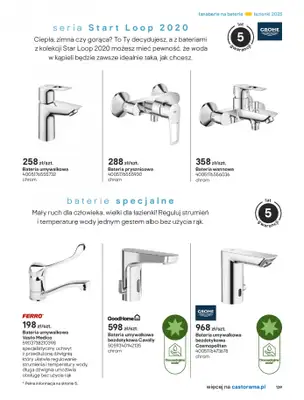 Castorama - gazetka promocyjna Katalog Łazienki od środy 17.09 do środy 31.12 - strona 139 Castorama - gazetka promocyjna Katalog Łazienki od środy 17.09 do środy 31.12 - strona 139