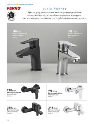 Castorama - gazetka promocyjna Katalog Łazienki od środy 17.09 do środy 31.12 - strona 144