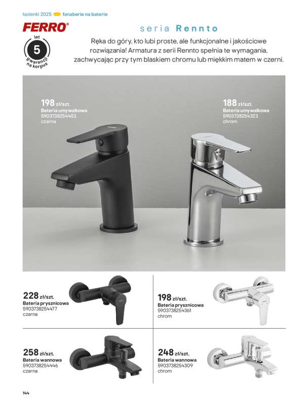 Castorama - gazetka promocyjna Katalog 艁azienki od 艣rody 17.09 do 艣rody 31.12 - strona 144 Castorama - gazetka promocyjna Katalog 艁azienki od 艣rody 17.09 do 艣rody 31.12 - strona 144