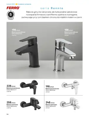 Castorama - gazetka promocyjna Katalog Łazienki od środy 17.09 do środy 31.12 - strona 144 Castorama - gazetka promocyjna Katalog Łazienki od środy 17.09 do środy 31.12 - strona 144